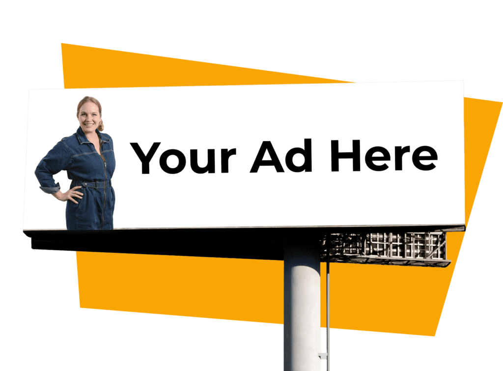 A billboard that says "Your Ad Here"